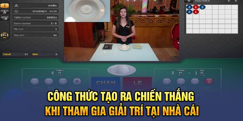 Công thức tạo ra chiến thắng khi tham gia giải trí tại nhà cái